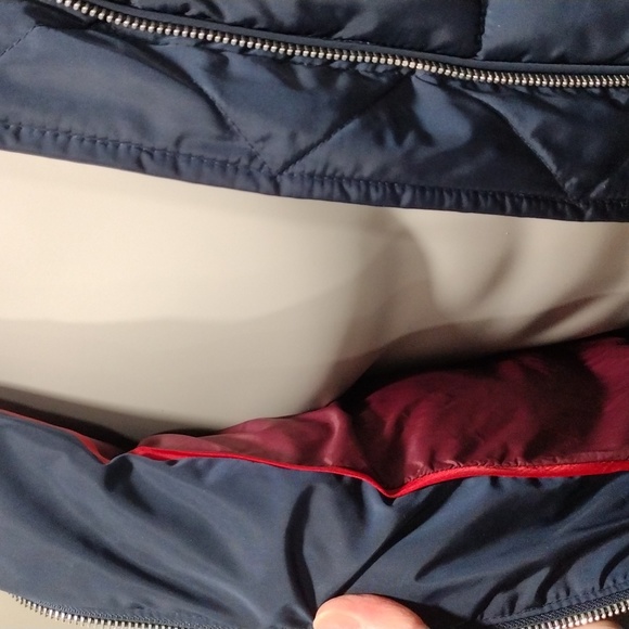 Tommy Hilfiger blue quilted mid length winter coat. Small - Picture 13 of 13